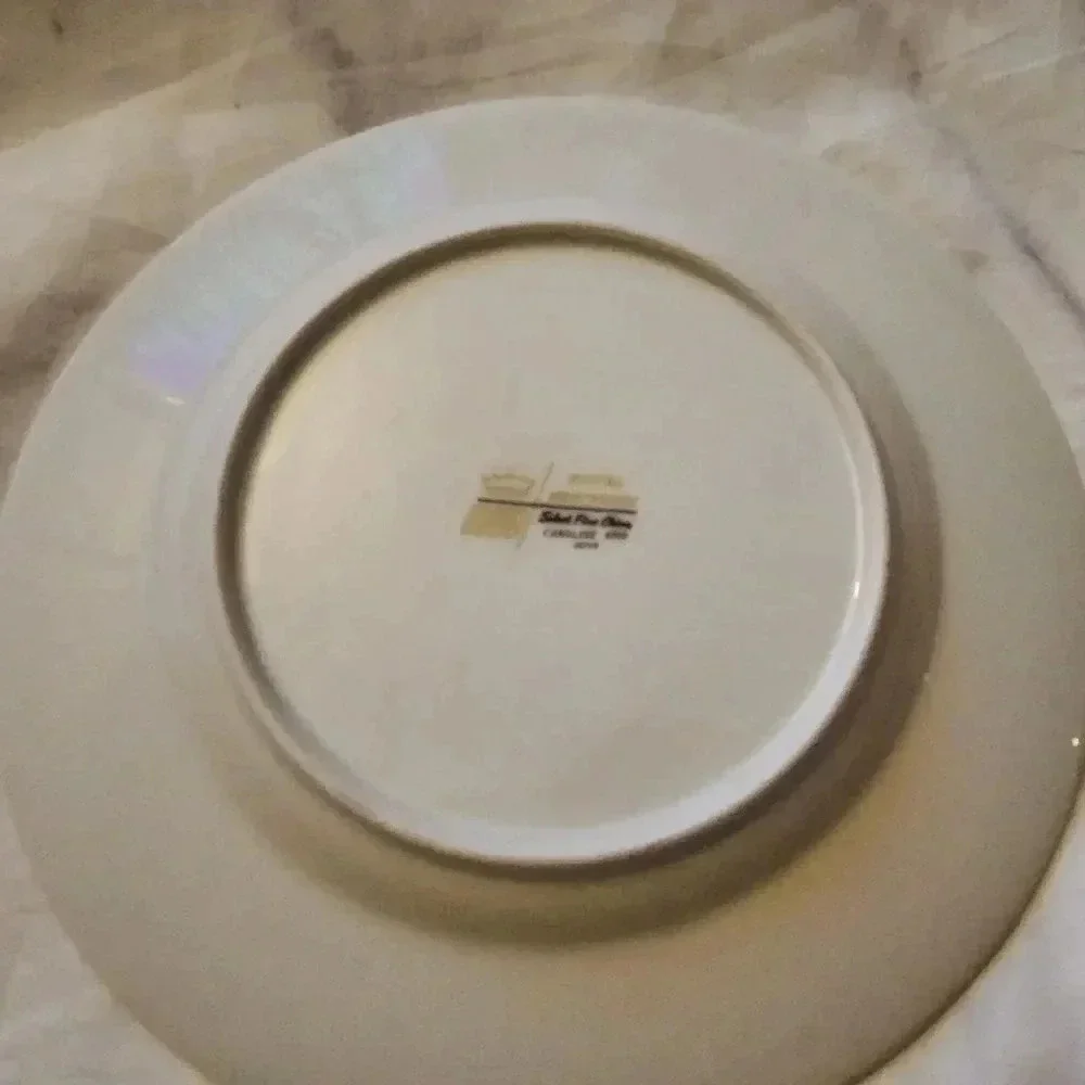A set of 5 salad/dessert plates‎